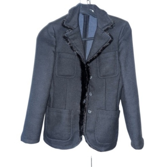 Prada Jackets & Blazers - Prada blazer black sz 40 Long Sleeve Office Siren Secretary Minimalist Emo